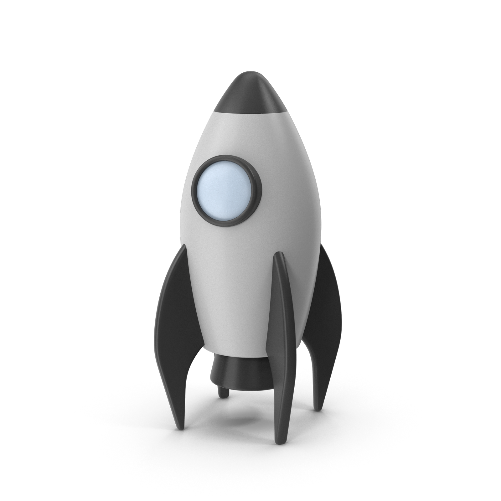Cartoony Rocket Gray.H02.2k